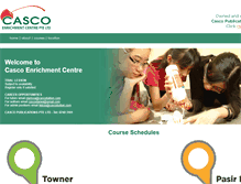 Tablet Screenshot of cascotuition.com